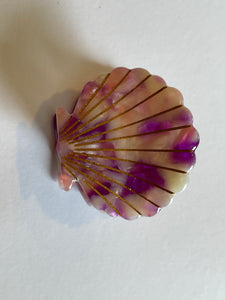 Seashell claw clip