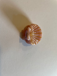 Seashell claw clip