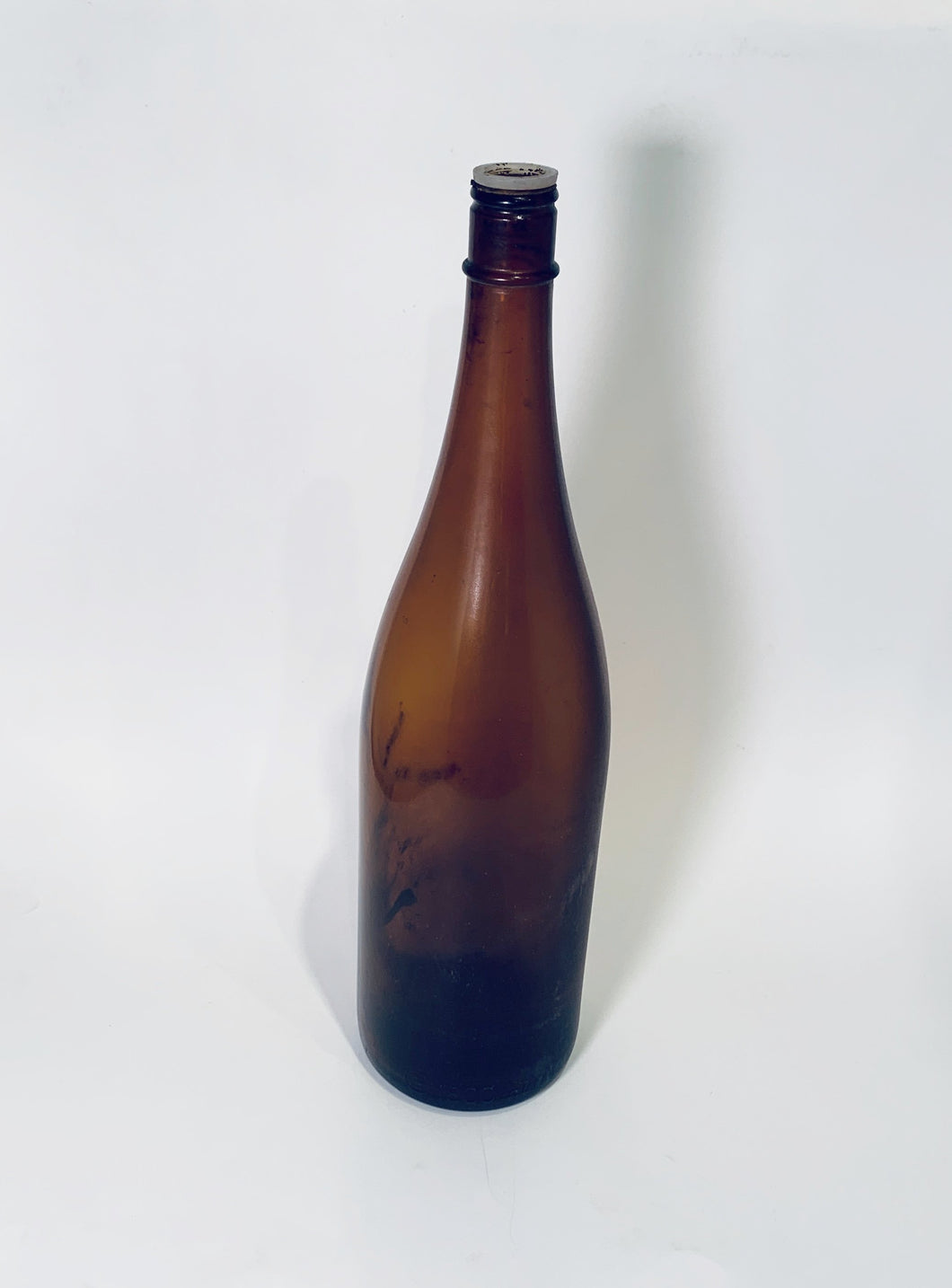 authentic vintage beach washed japanese sake bottle