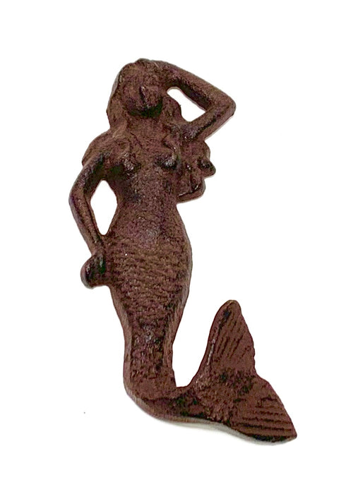 cast mermaid wall hook