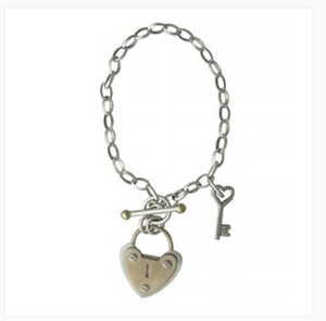 heart locket bracelet