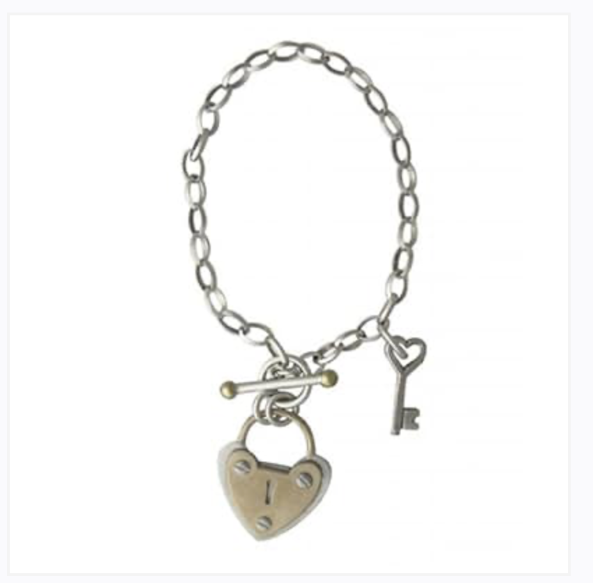 heart locket bracelet