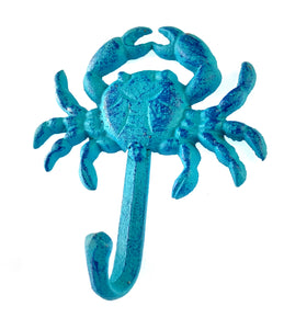 blue crab wall hook