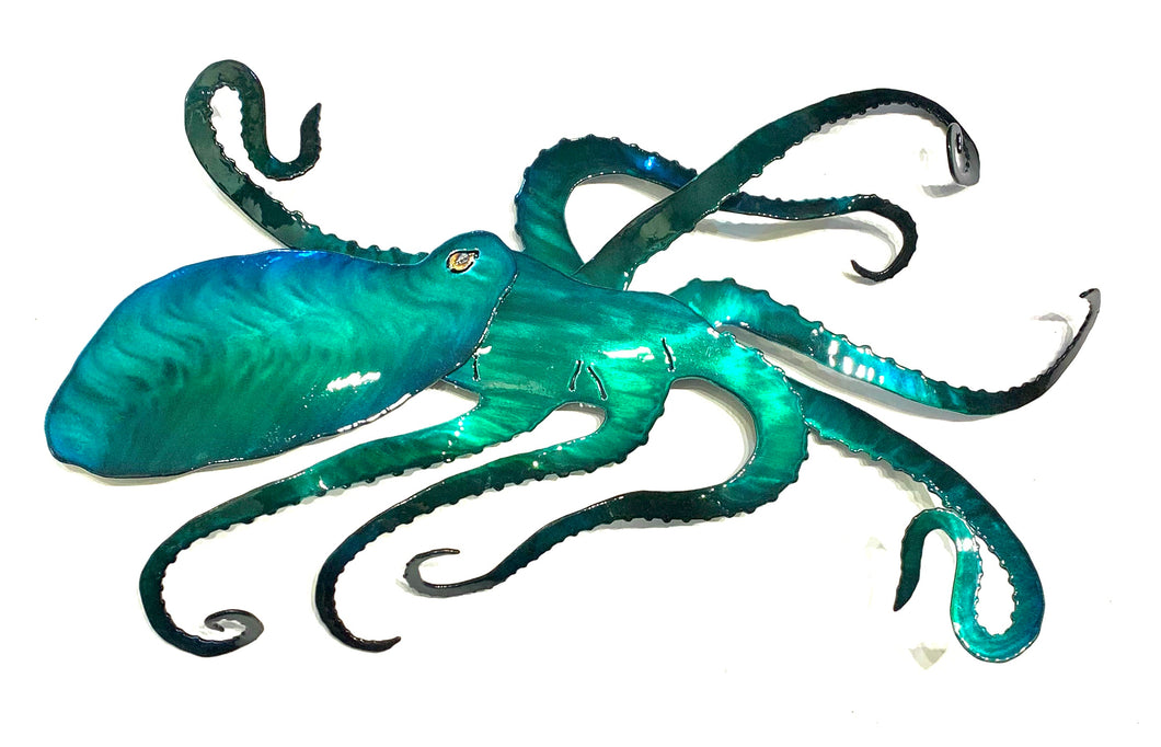 Metal art octopus
