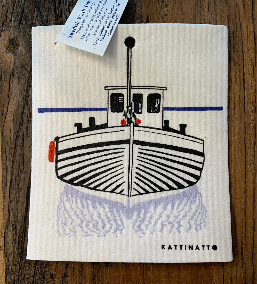 Swedish dish towel “boat”
