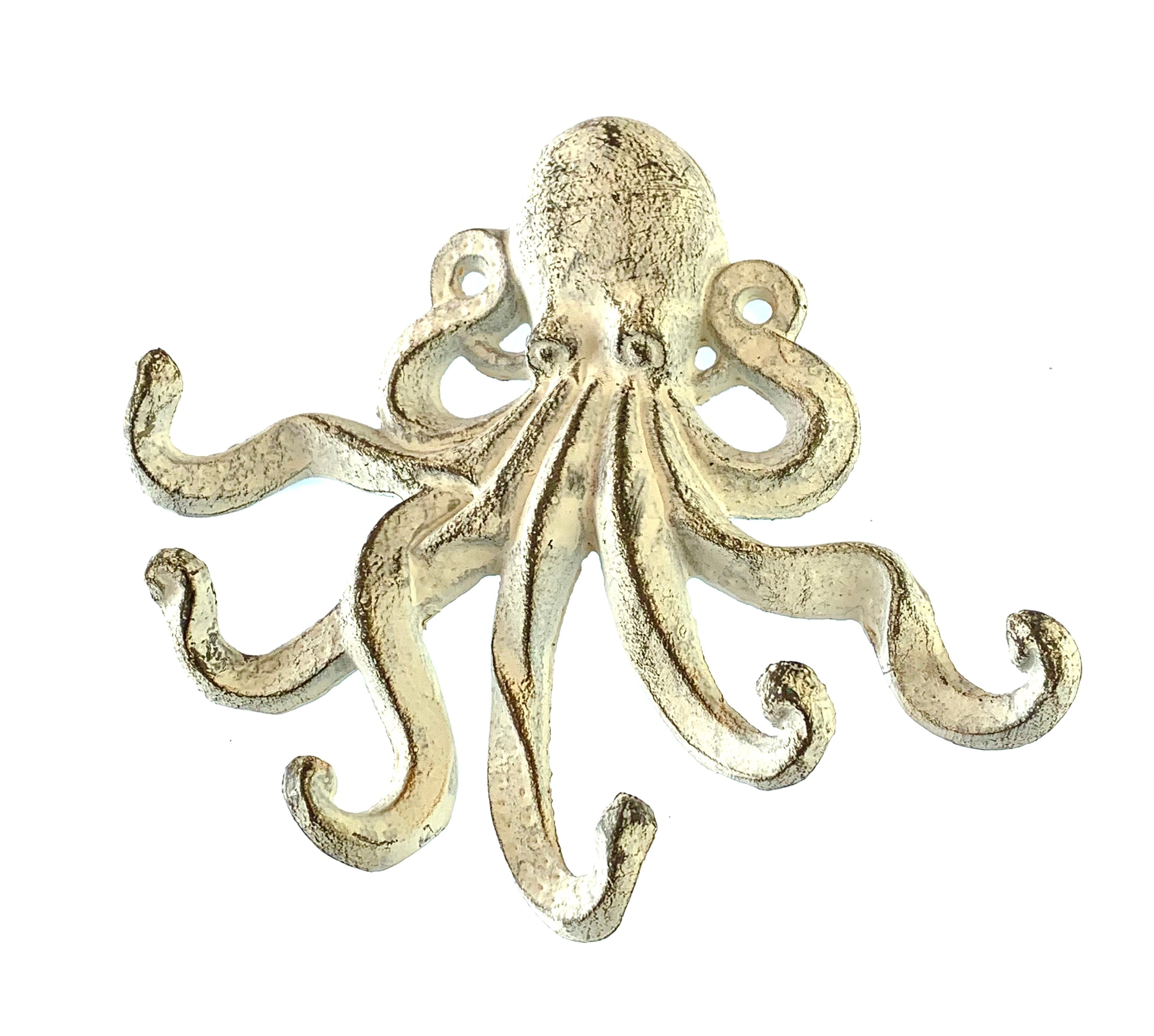 Antique copper Octopus hook 11 - decorative wall hook - Beach Lifestyle :  : Home & Kitchen